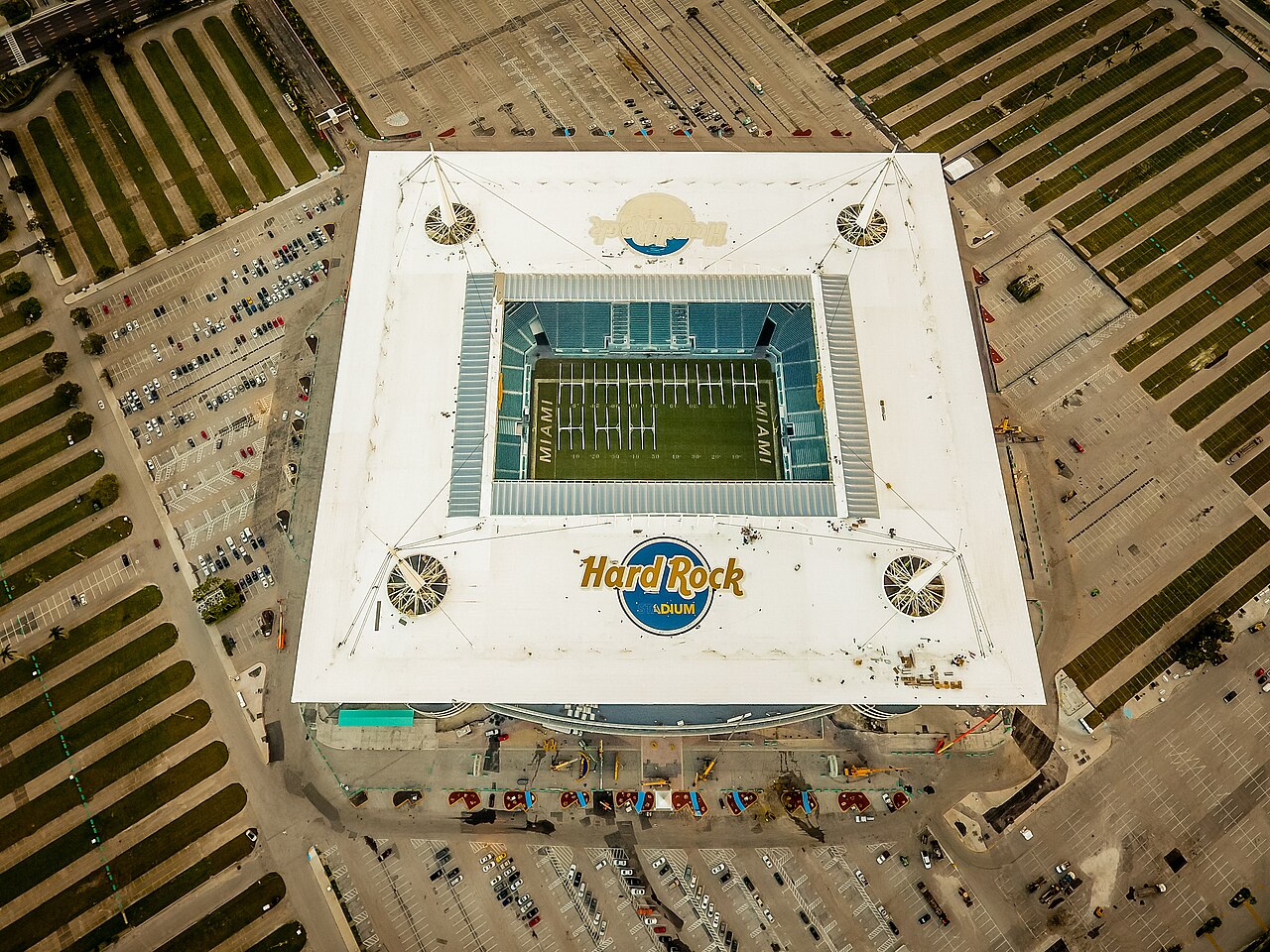 Hard Rock Stadium Prior to first NFL game